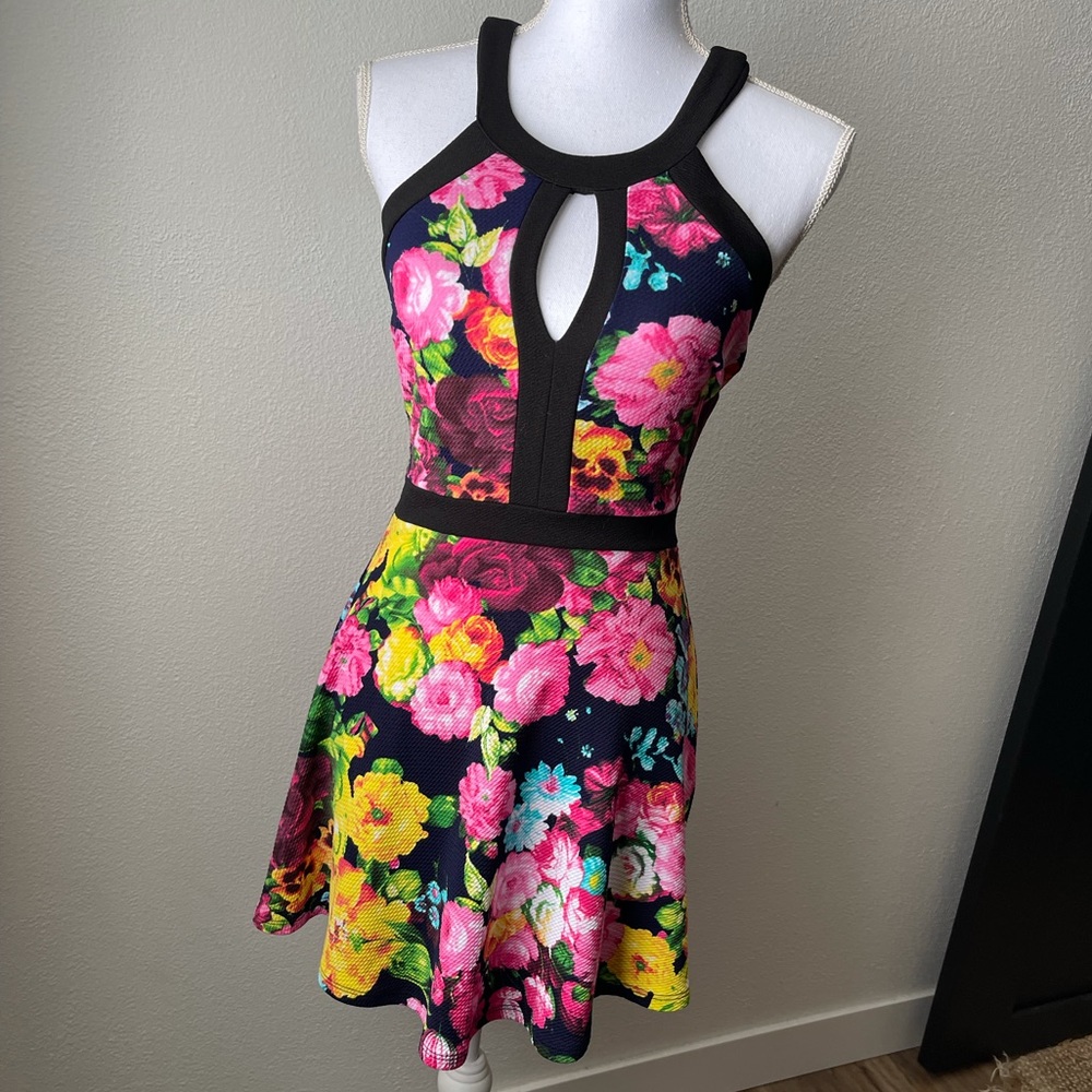 Floral neon sundress